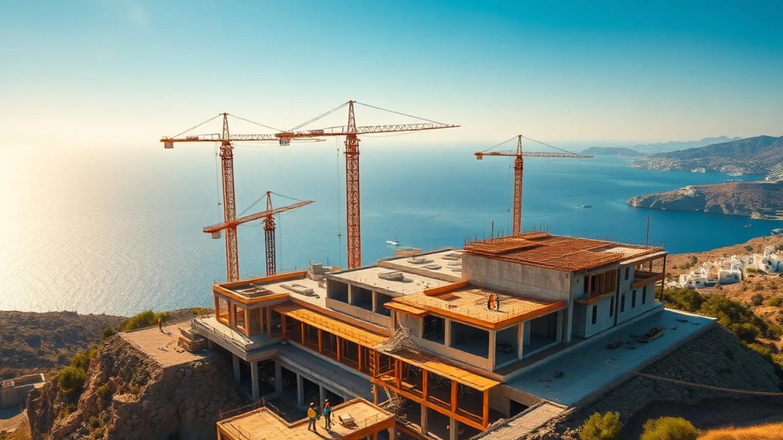 Accor and Fosun executives present new hotel development plans for Greece at a tourism industry conference.