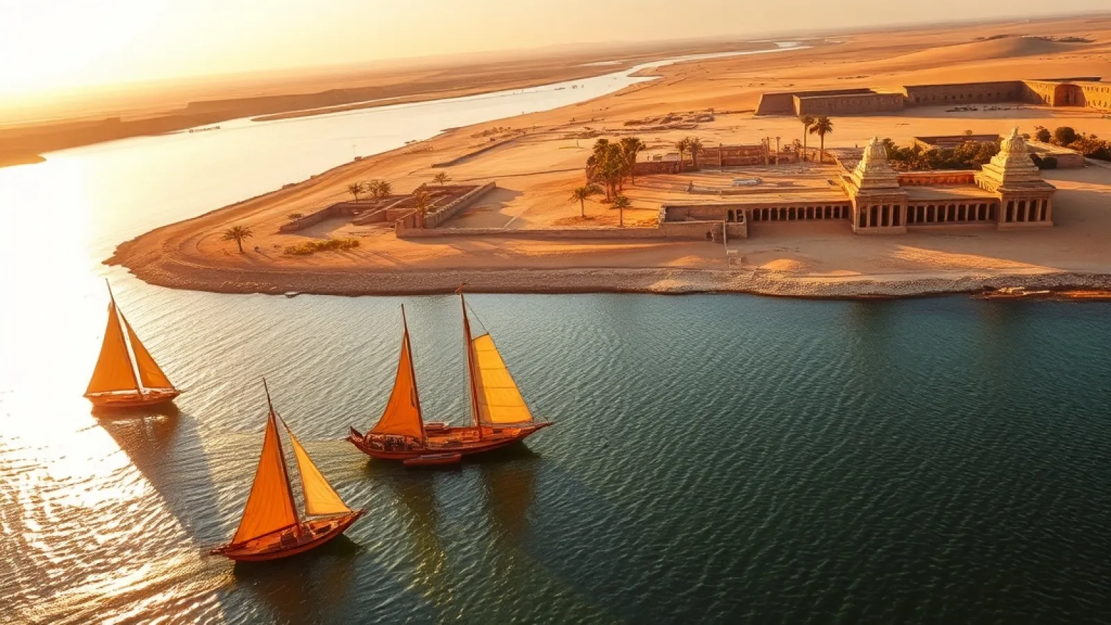 Two new Holiday Inn hotels under construction in Aswan, Egypt's historic Nile River city, showcasing modern architecture agai