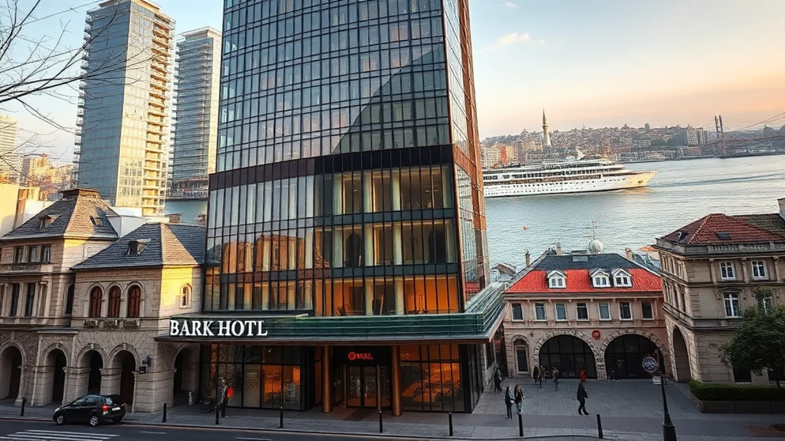 Marriott hotel development site in Türkiye with modern architecture and construction in progress.