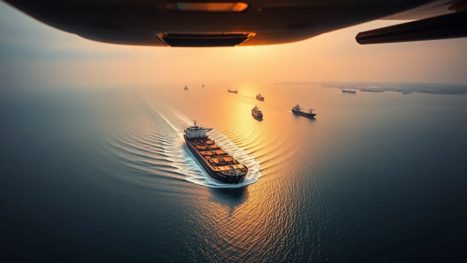 Saudi oil tankers navigate through the Red Sea amid heightened security concerns from regional threats.