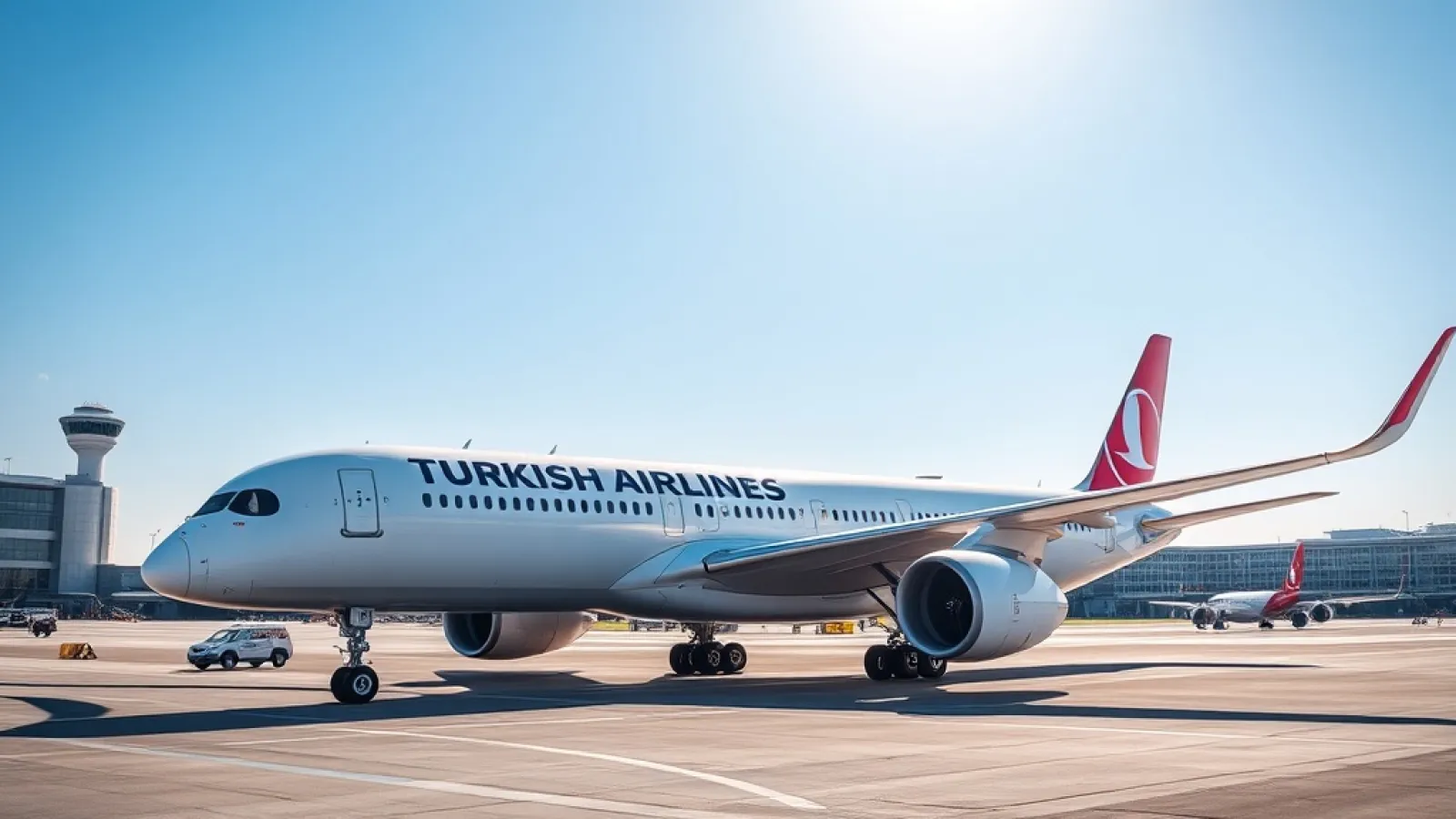 Turkish Airlines Boeing 787 Dreamliner aircraft in flight over ocean route between Istanbul and Sydney.