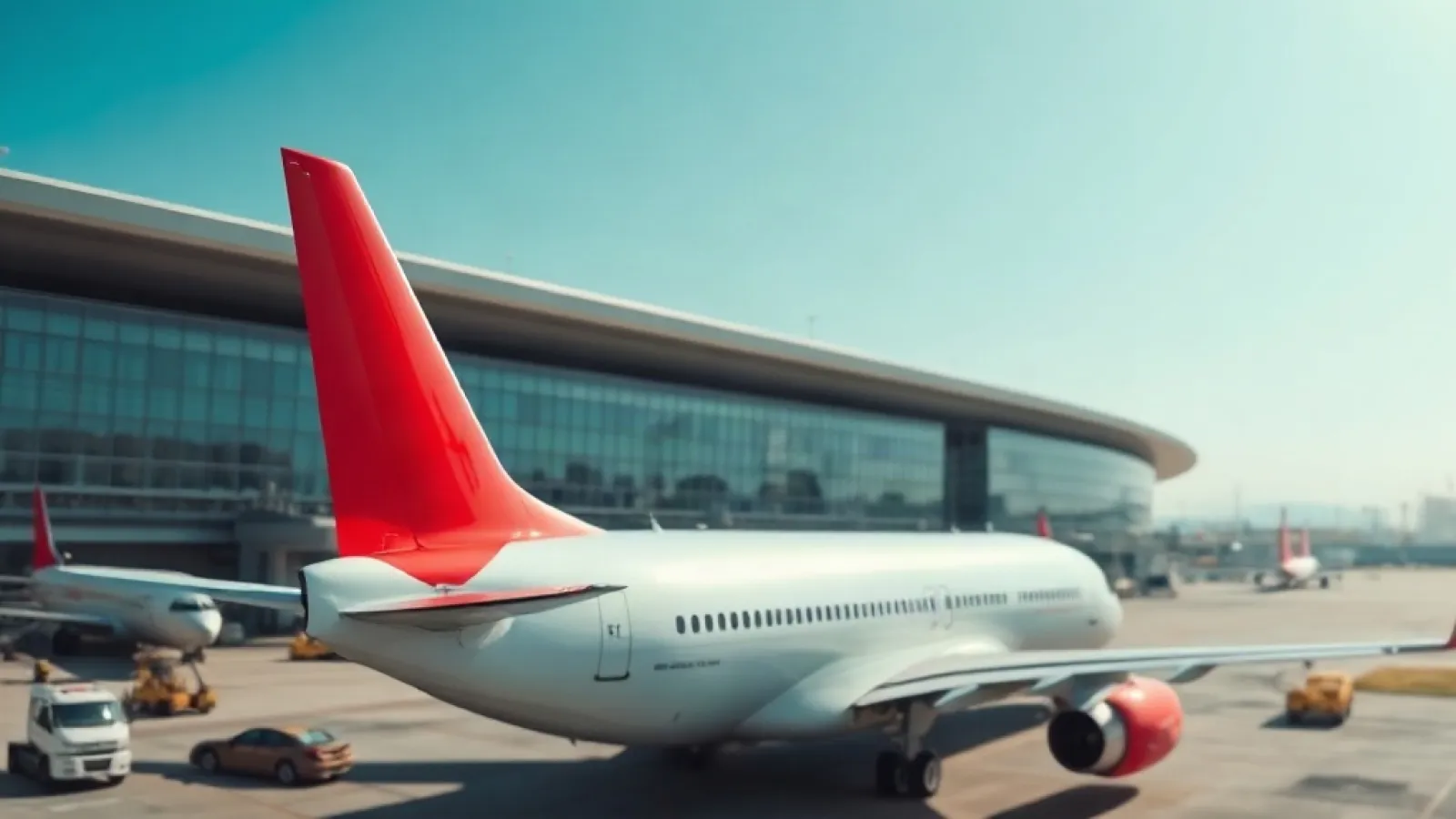 Turkish Airlines aircraft on tarmac with Istanbul skyline visible in background.