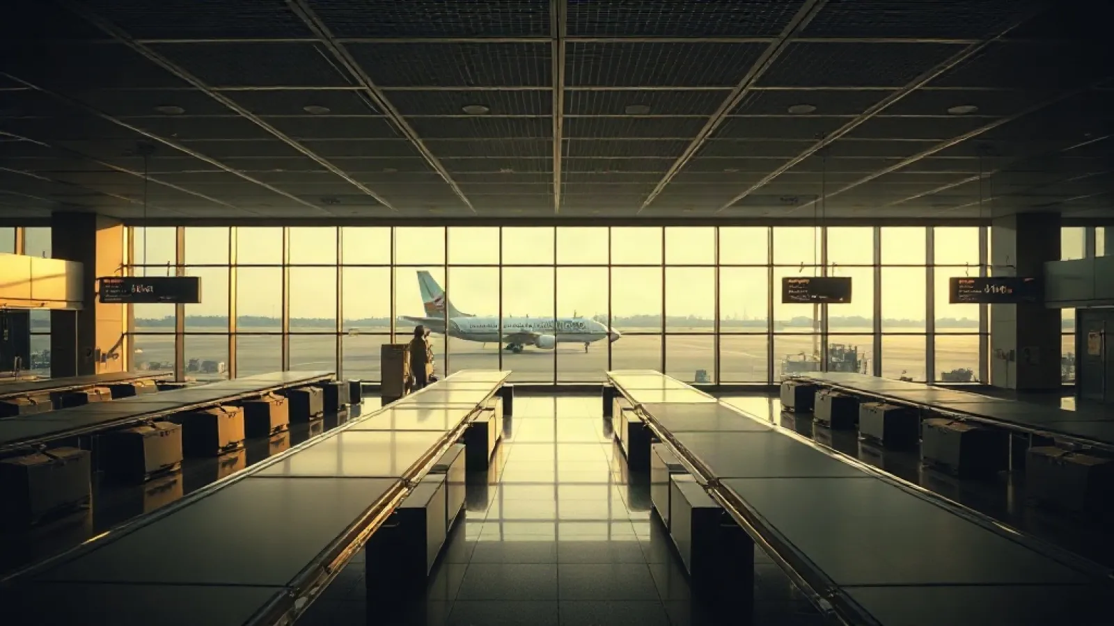 Turkish Airlines aircraft parked at Istanbul airport with ground vehicles and terminal buildings visible in background.