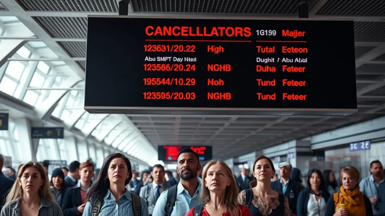 Middle Eastern airlines reduce seat capacity due to regional conflict, impacting global air travel through August 2024.