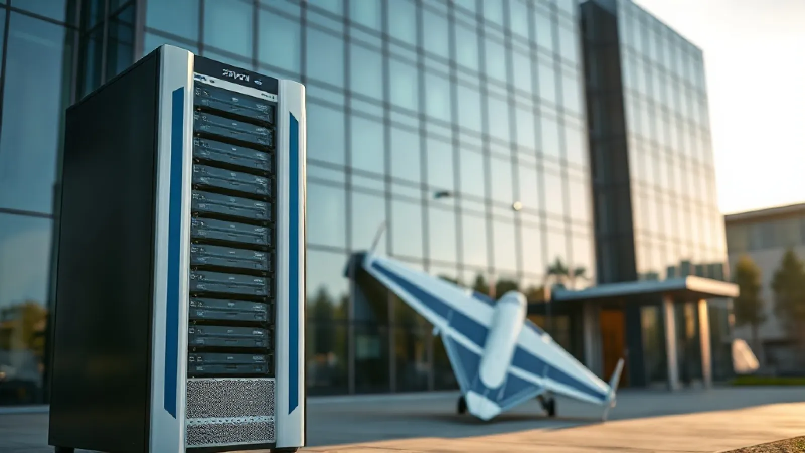 Airbus'un Scaleway ve Mistral logoları ile bulut ve AI teknolojisini sembolize eden görsel öğelerin bir arada gösterildiği ta