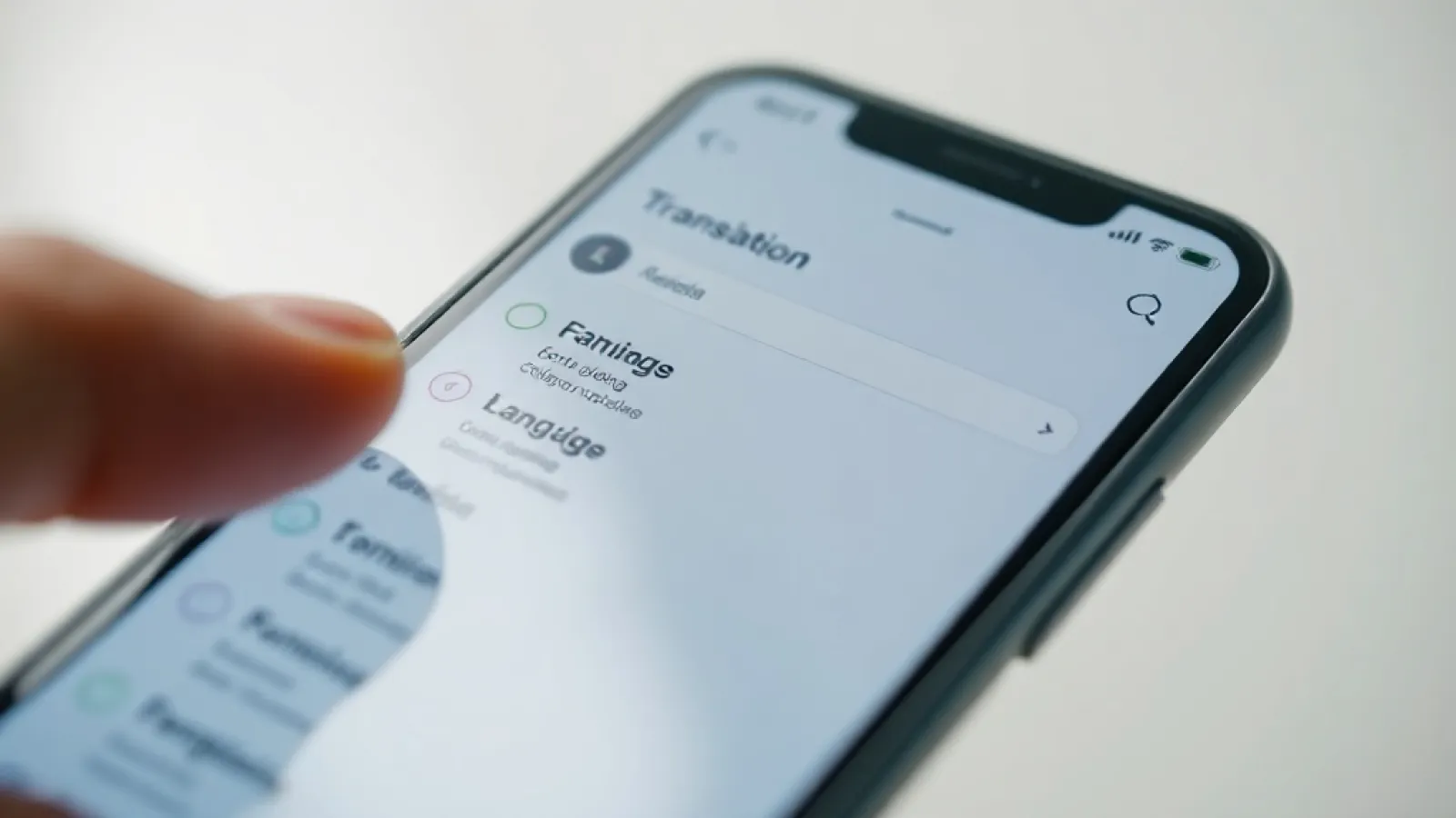 Apple Çeviri uygulamasının yeni dil seçeneklerini gösteren çok dilli arayüz ekranı.