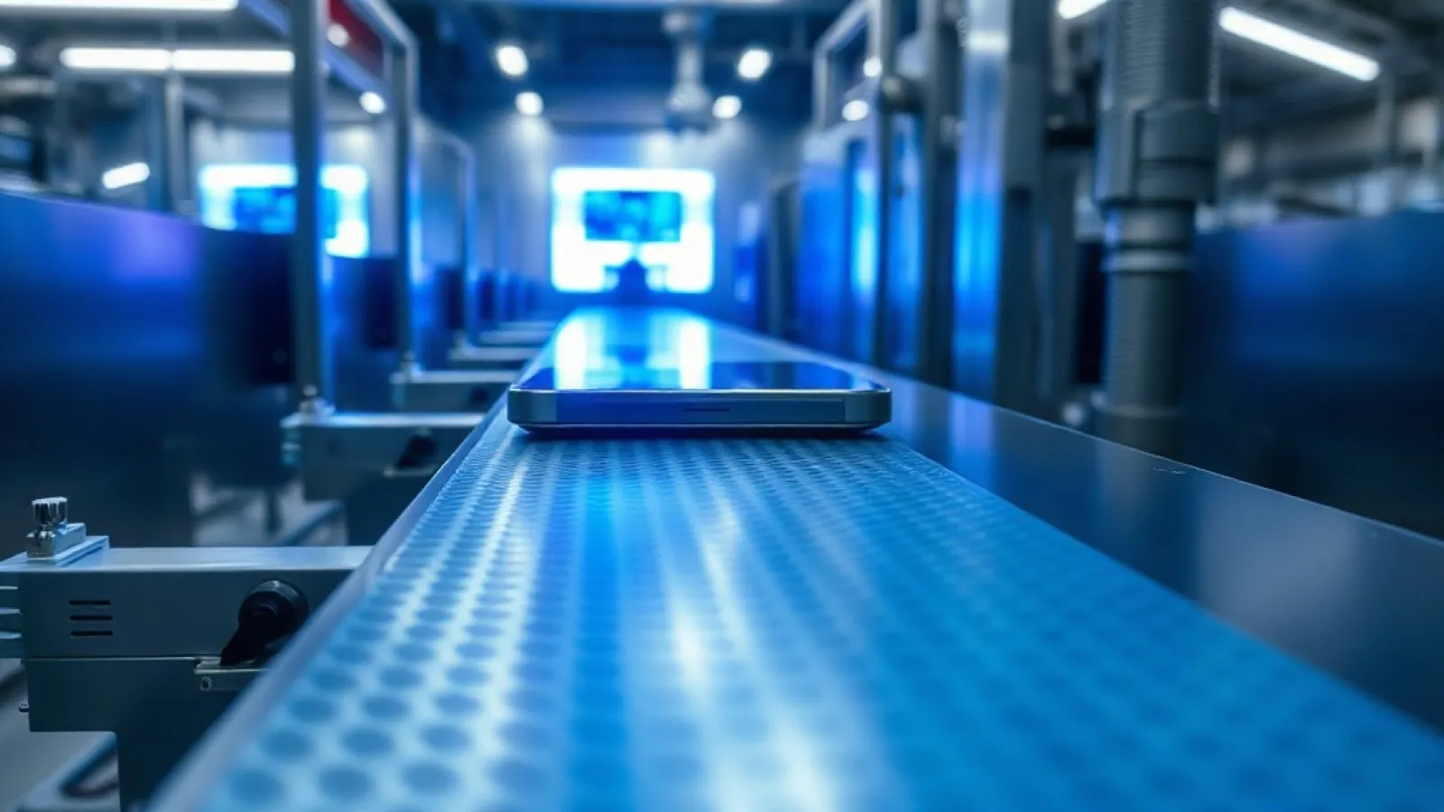 Apple'ın satın aldığı PlasmaSolve teknolojisinin cihaz yüzeylerini koruyucu plazma kaplama işlemini gösteren laboratuvar sahn