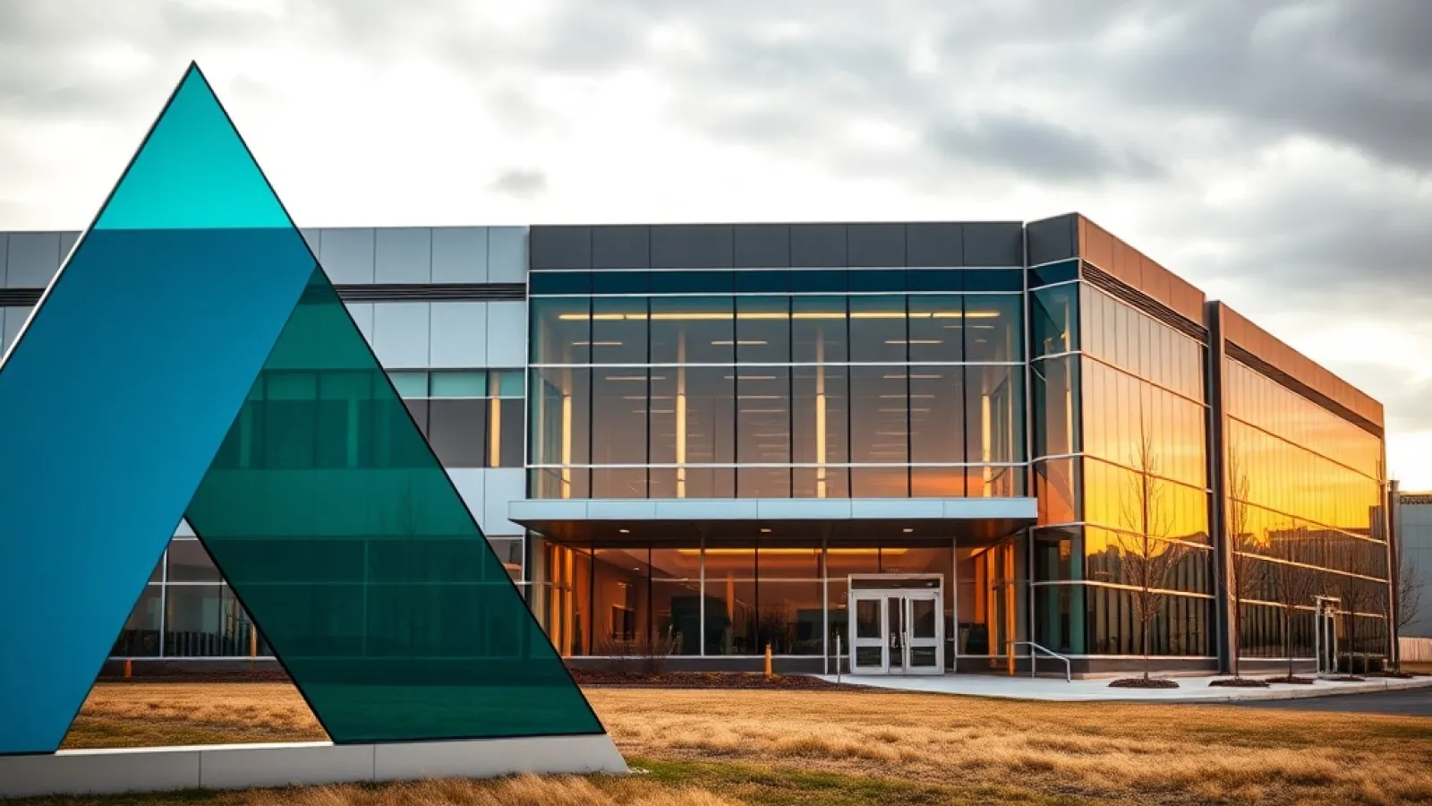 Apple ve Broadcom'un Colorado'daki çip fabrikasında üretim yapan işçiler veya modern yarı iletken üretim tesisinin iç görünüm