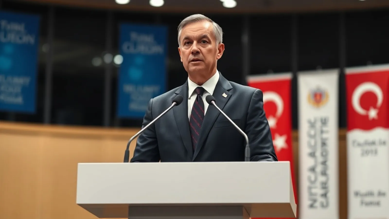 Bakan Kacır'ın yapay zeka girişimlerine kredi desteği açıklamasını yapan fotoğrafı veya konuşma anında çekilen görsel.
