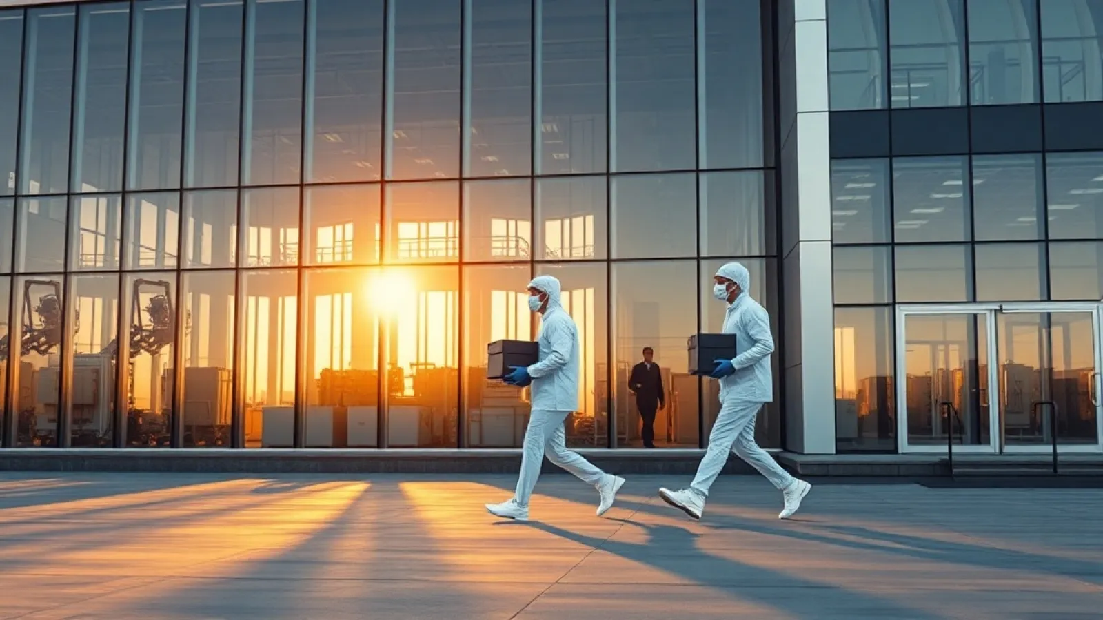 Bosch'un modern fabrika binasında, hassas makine ve teknisyenlerin yarı iletken çip üretim sürecini gerçekleştirdiği bir sahn
