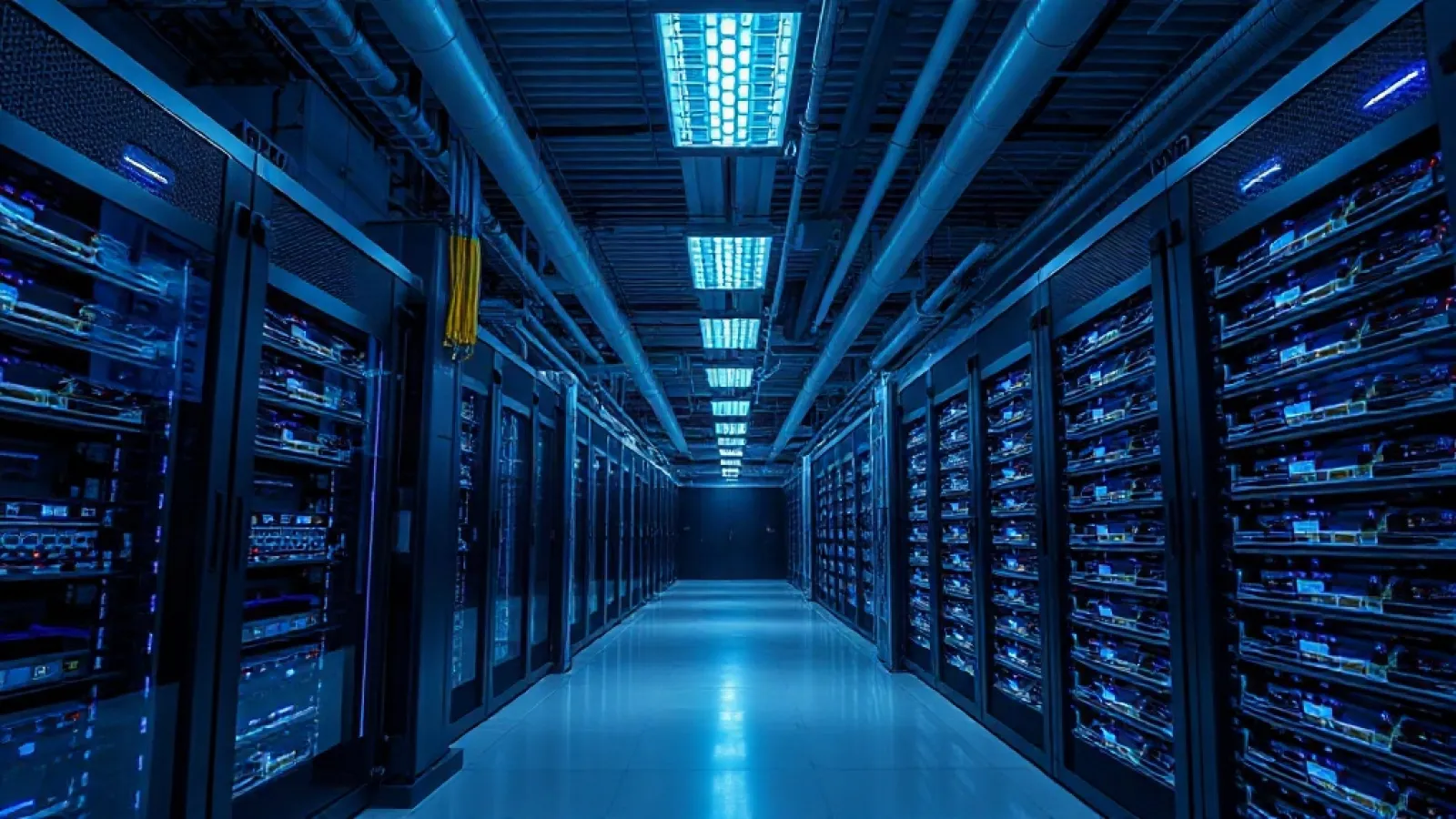 DeepSeek'in yatırım turunda Tencent ve CATL logoları ile modern veri merkezleri ve yapay zeka sembollerinin yer aldığı görsel