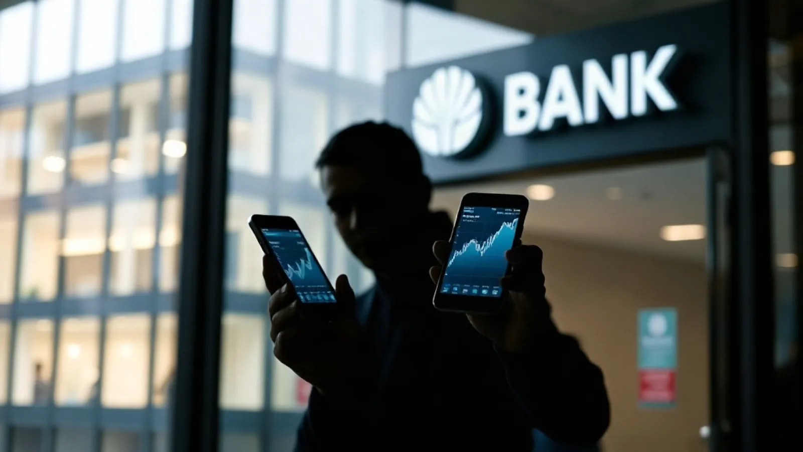 Deutsche Bank'ın ofislerinde çalışan finansal analisti, bilgisayar ekranında Google'ın yapay zeka aracını kullanarak veri ana