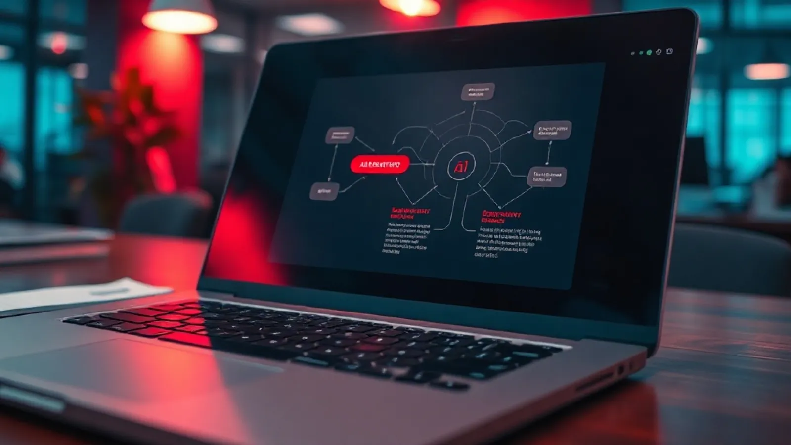 Google Dialogflow CX platformundaki güvenlik açığını gösteren, kırmızı uyarı sembolü ve sızan veriler görseli.