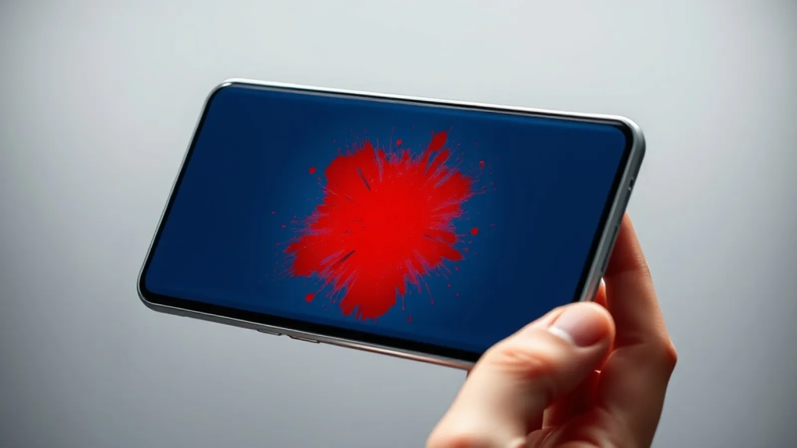 Galaxy S26 Ultra'nın ekranında kırmızı leke sorunu yaşayan kullanıcıların cihazlarını gösteren görsel.