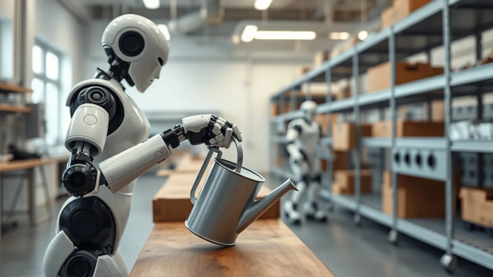 Gelişmiş robotların hassas hareketlerle karmaşık görevleri yerine getirirken, birden fazla robotun koordineli şekilde işbirli