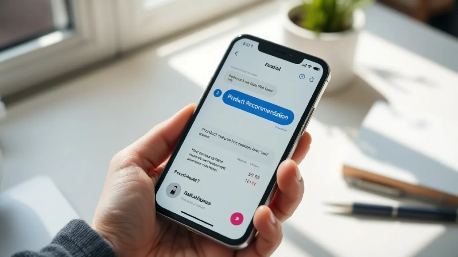 Google'ın yapay zeka destekli arama arayüzünde yeni reklam formatlarının görsel sunumunu ve teknolojik entegrasyonunu göstere