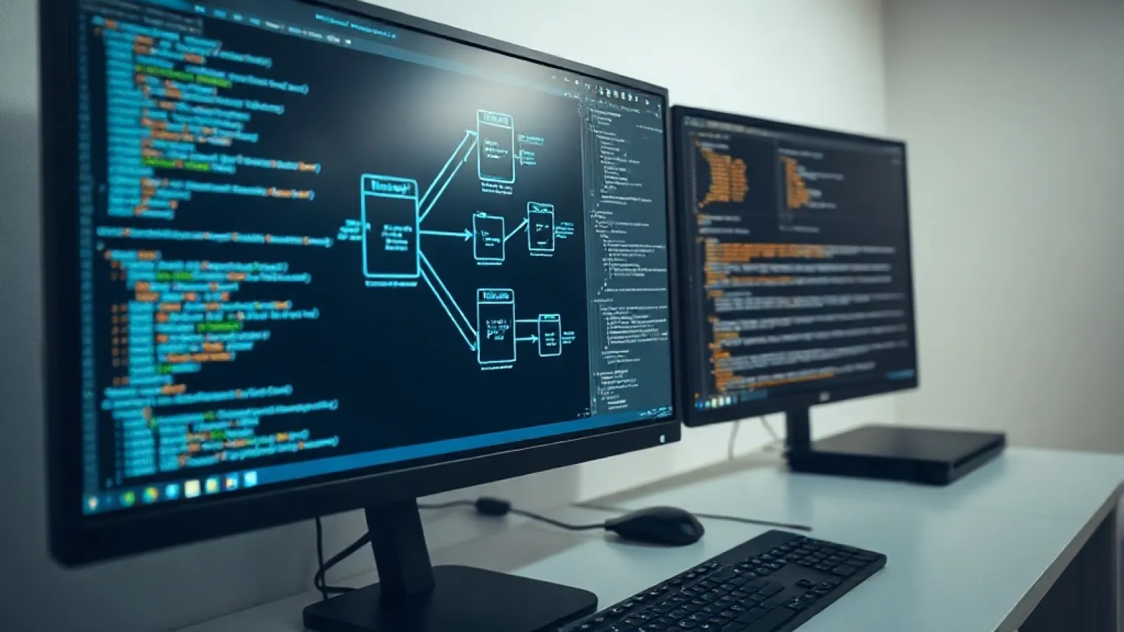 OpenAI'nin yeni GPT-5.6 modelinin paralel alt-ajan sistemini gösteren, kodlama ve yazılım geliştirme süreçlerini simgeleyen t