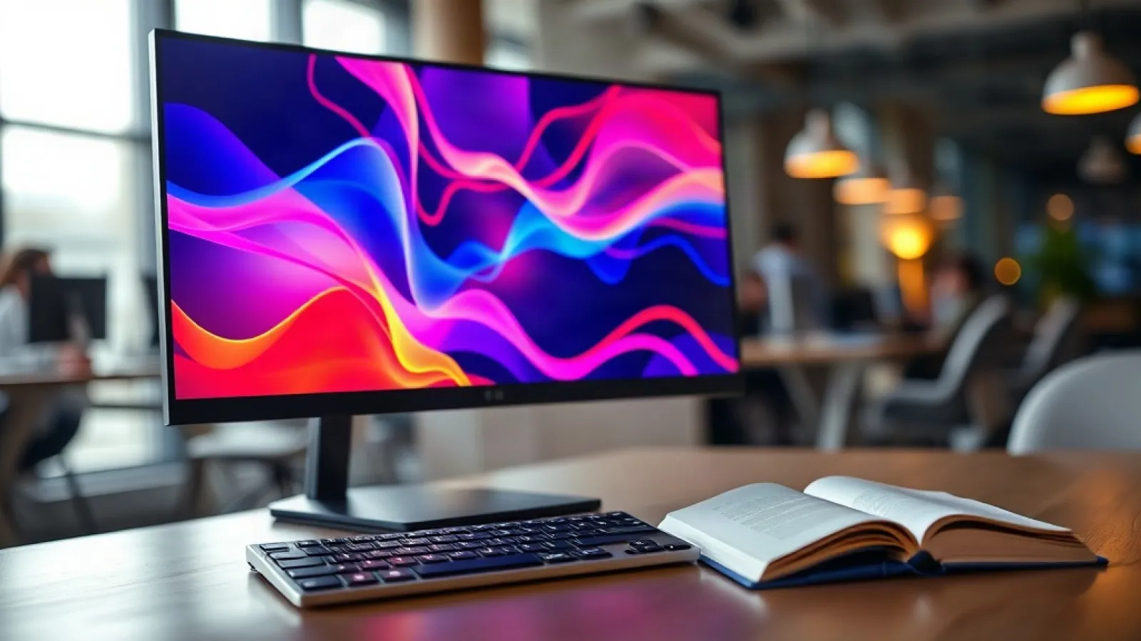 Higgsfield'in yapay zeka video üretim platformunun teknolojisini ve başarısını sembolize eden modern, futuristik bir görsel.
