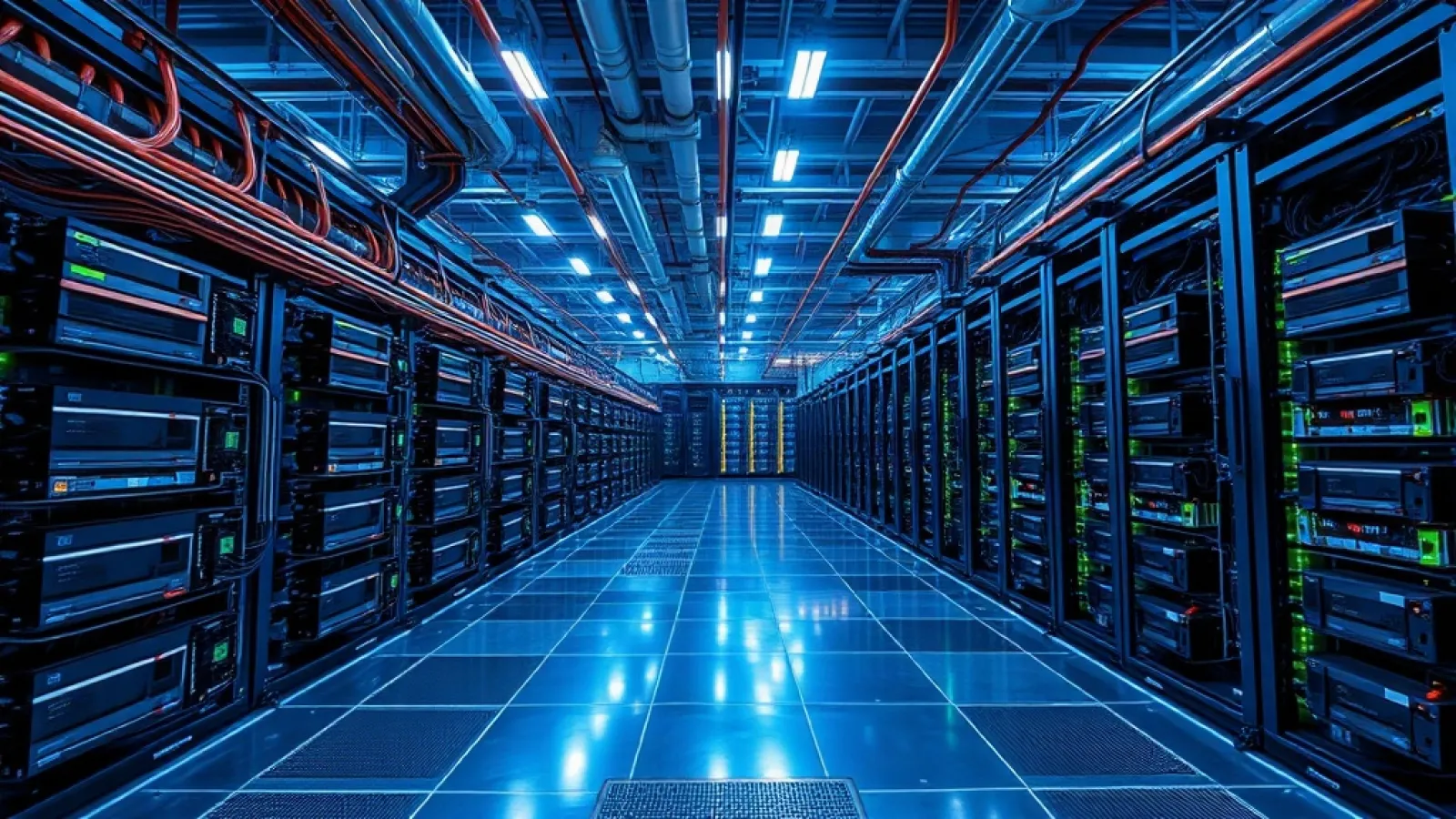 Hindistanlı bir AI şirketi tarafından sipariş edilen binlerce NVIDIA Rubin GPU'nun depo veya veri merkezi ortamında istiflenm