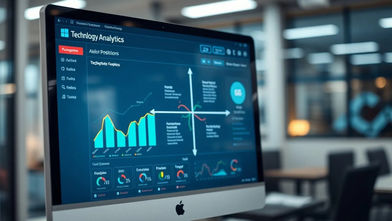 Huawei Cloud logosunun yanında Gartner Magic Quadrant grafiğinde lider bölümde konumlandırıldığını gösteren görsel.