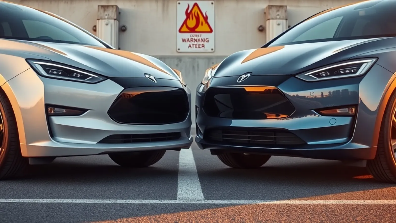 Yangın riski nedeniyle geri çağırılan Hyundai ve Kia elektrikli araçlarının bataryalarının hasar görmüş görüntüsü.