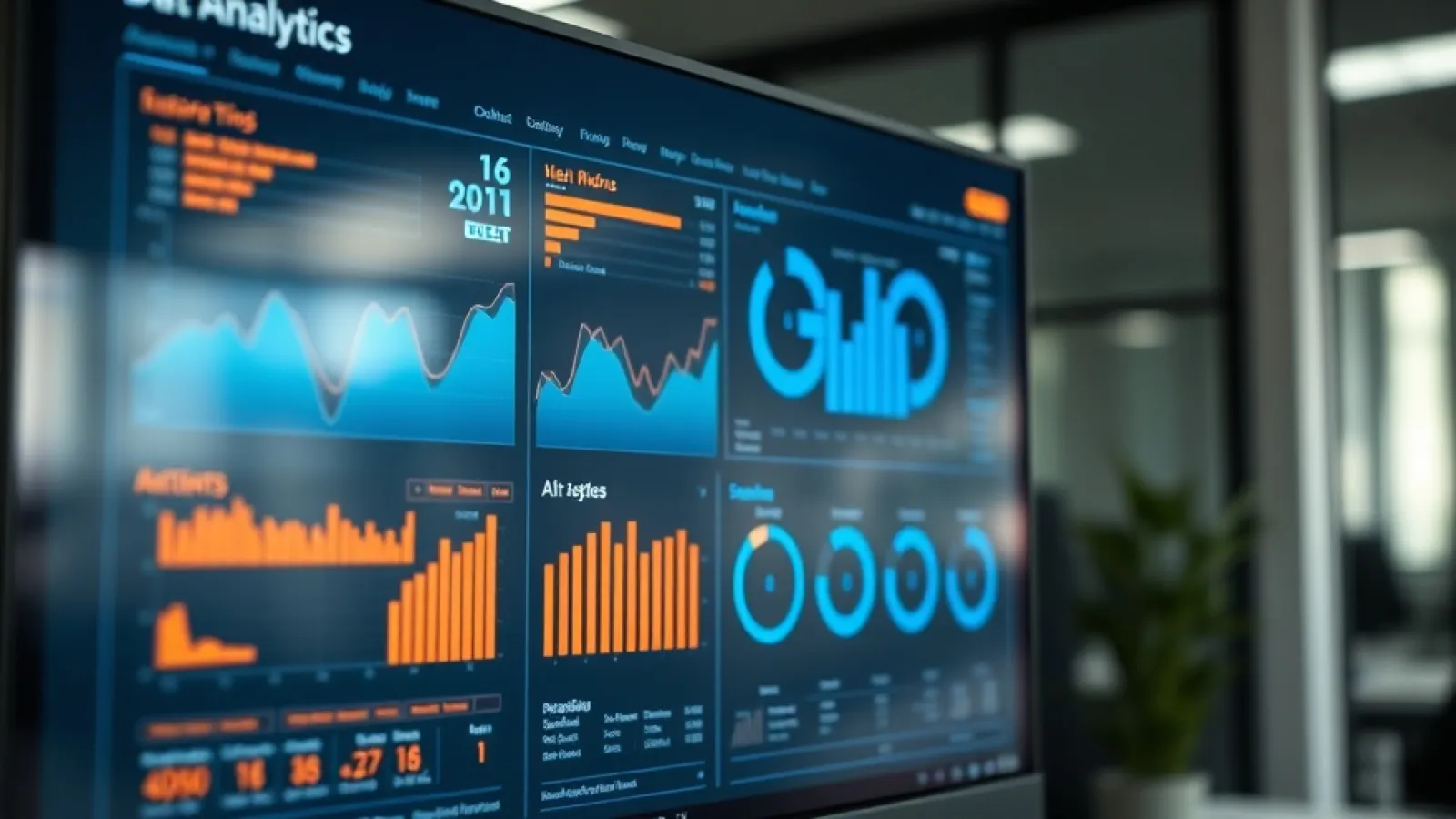 Bilgisayar ekranında yapay zeka algoritmaları ve kamu ihale belgelerinin analiz edildiği dijital bir denetim sisteminin görse