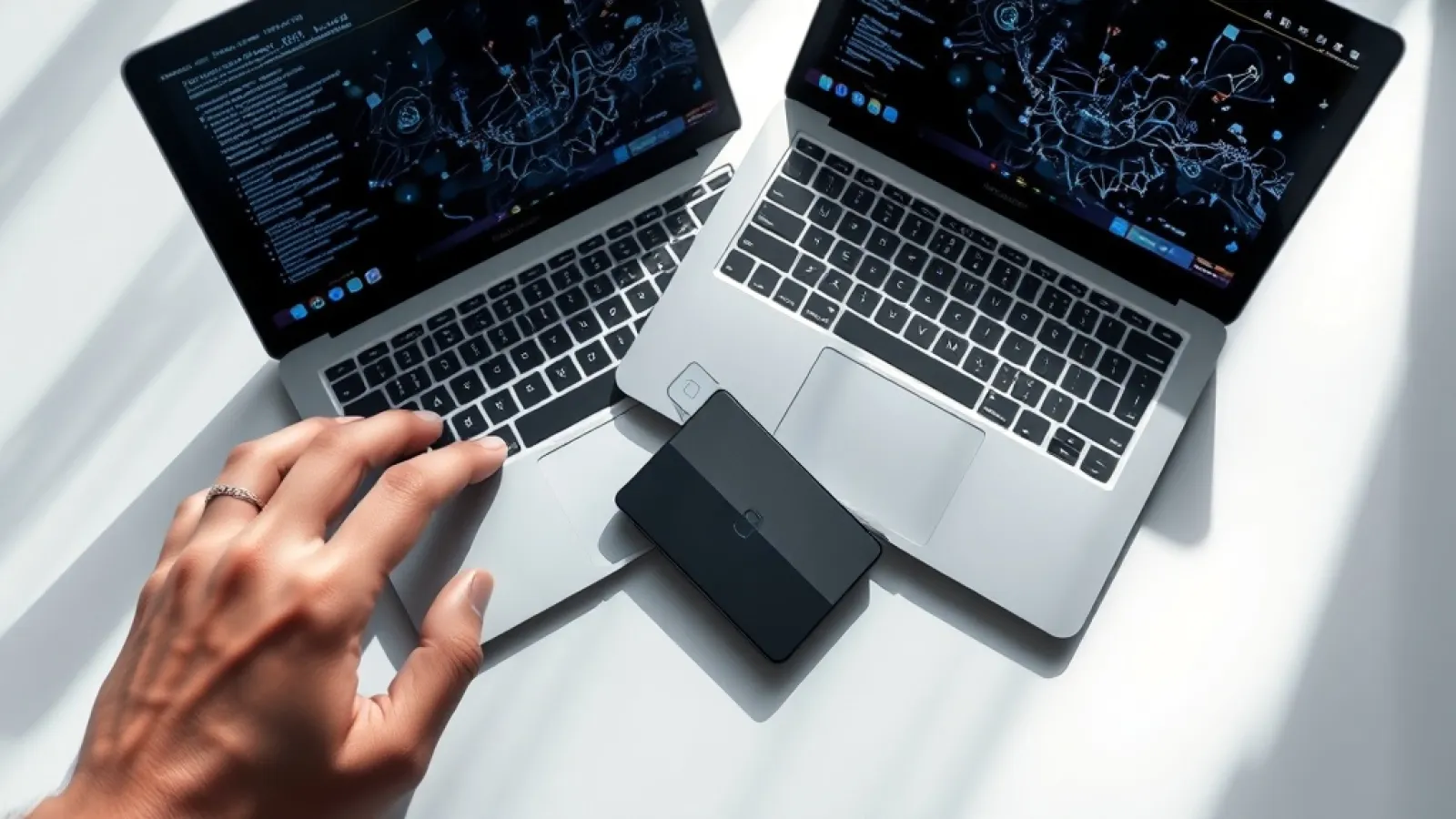 Ledger'ın açık kaynak AI agent stack'inin kripto portföy yönetimi ve işlem hazırlama özelliklerini gösteren dijital arayüz.