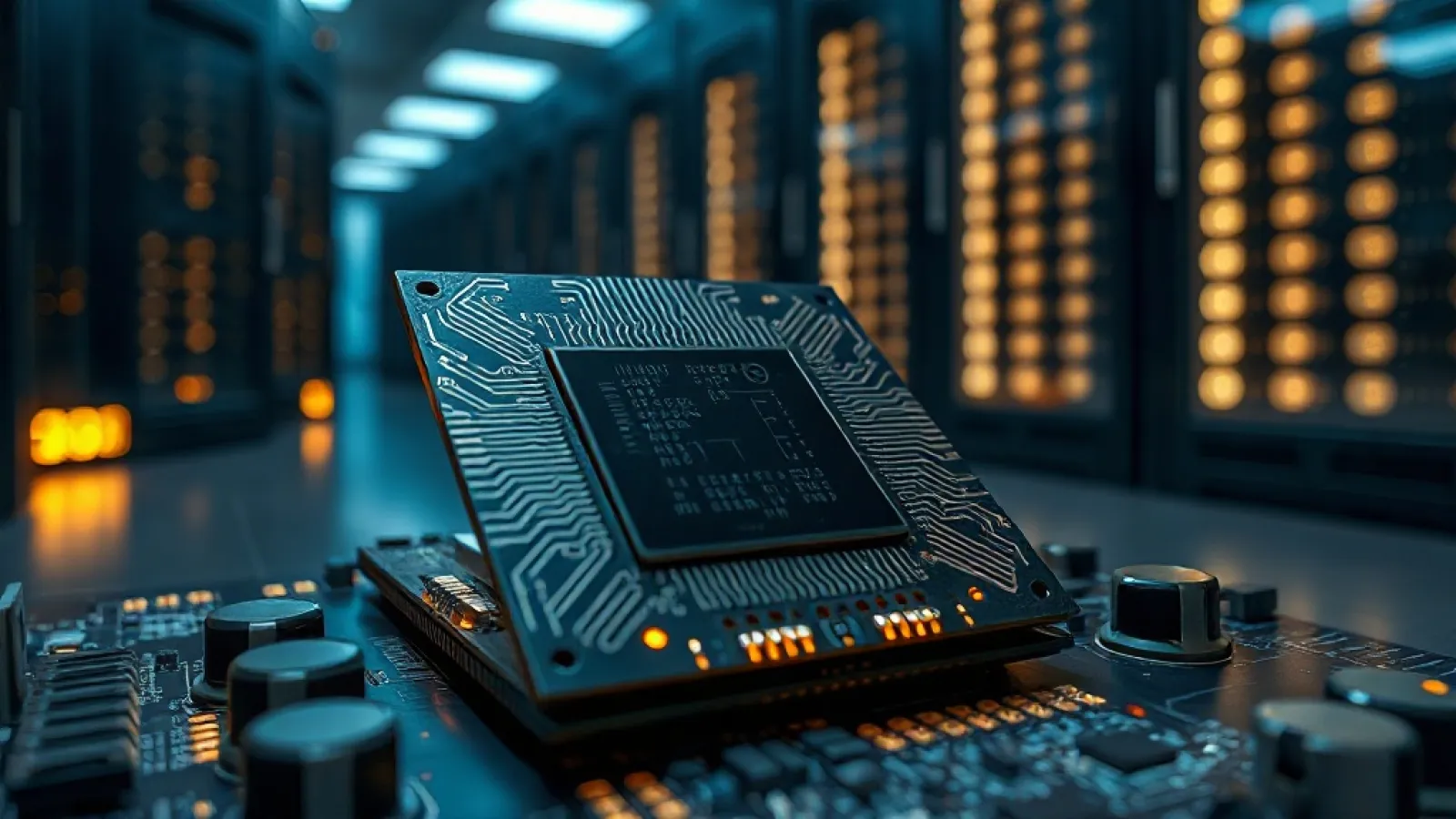 MediaTek'in yapay zeka teknolojisine yönelik 5 milyar dolarlık yatırım planını gösteren kurumsal grafik veya şirket logosu iç
