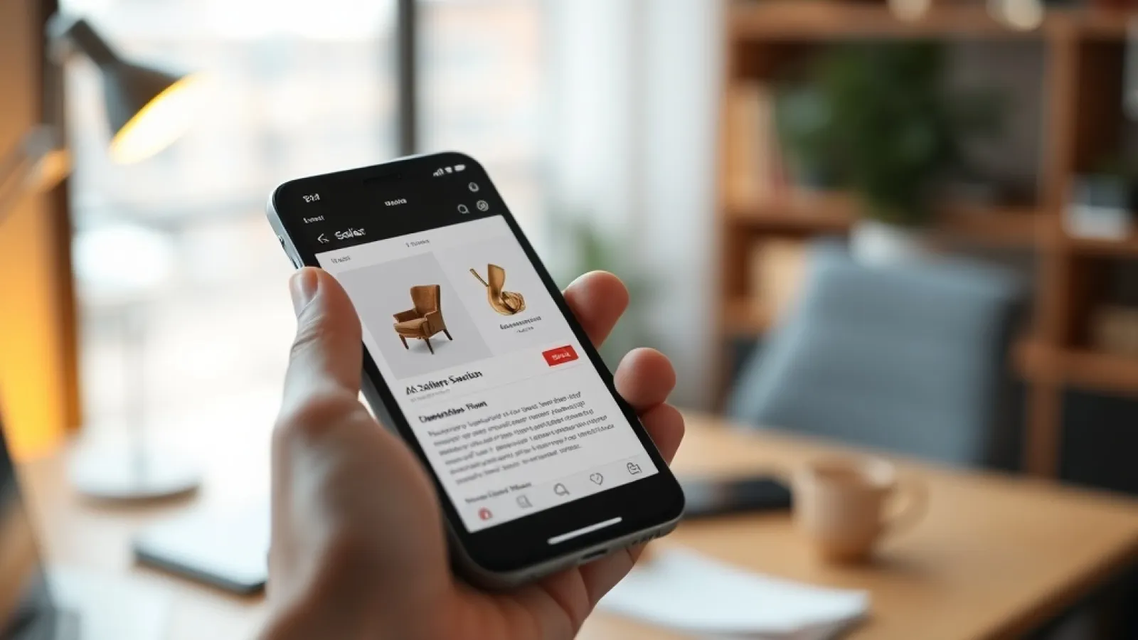 Meta'nın yeni AI destekli Seller uygulamasının arayüzünü ve otomatik ürün listeleme özelliklerini gösteren ekran görüntüleri