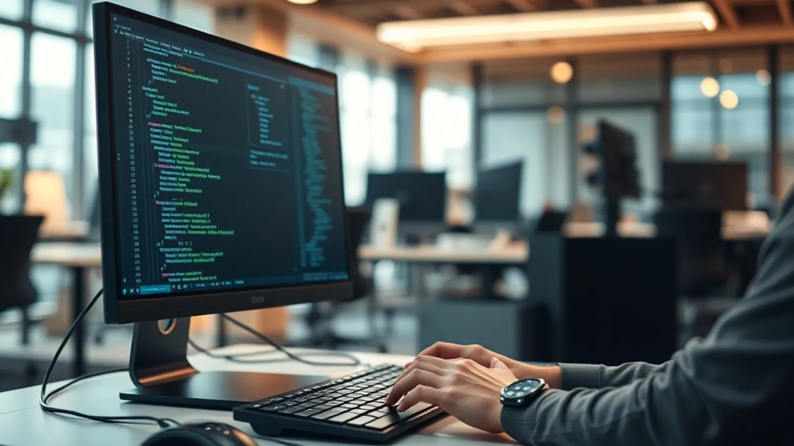 Meta'nın yeni yapay zeka kodlama ajanı Muse Code'un terminal arayüzünde kod yazarken çalışan bir bilgisayar ekranı gösterilec