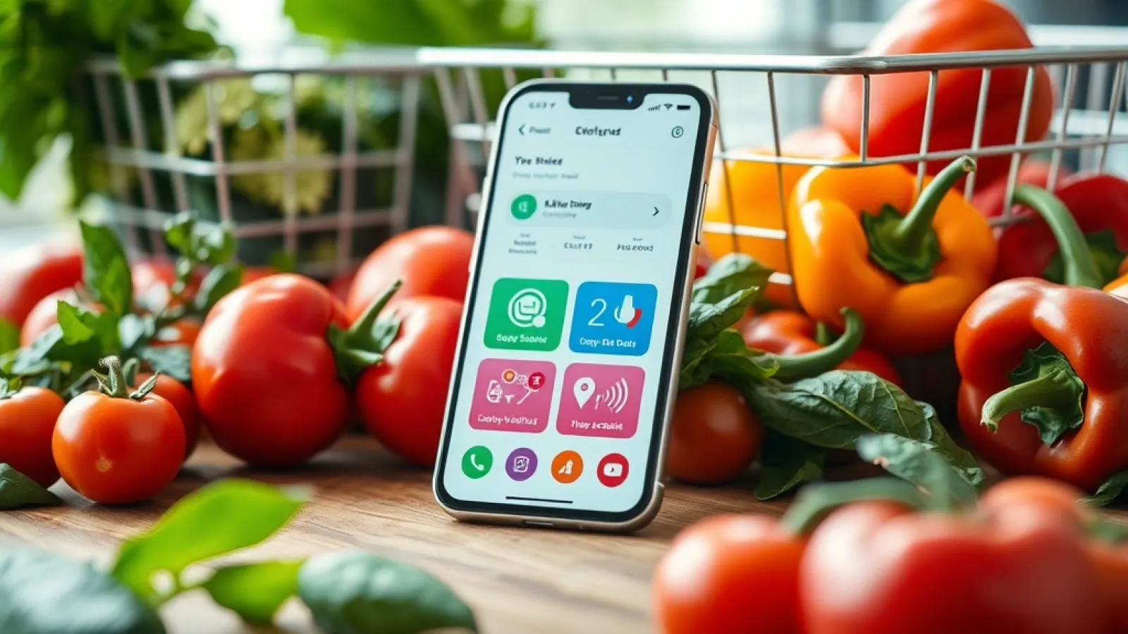 Migros logosu ve OpenAI logosu yanında, bir alışveriş sepeti içinde yapay zeka sembolü ve kişiselleştirilmiş ürün önerileri g