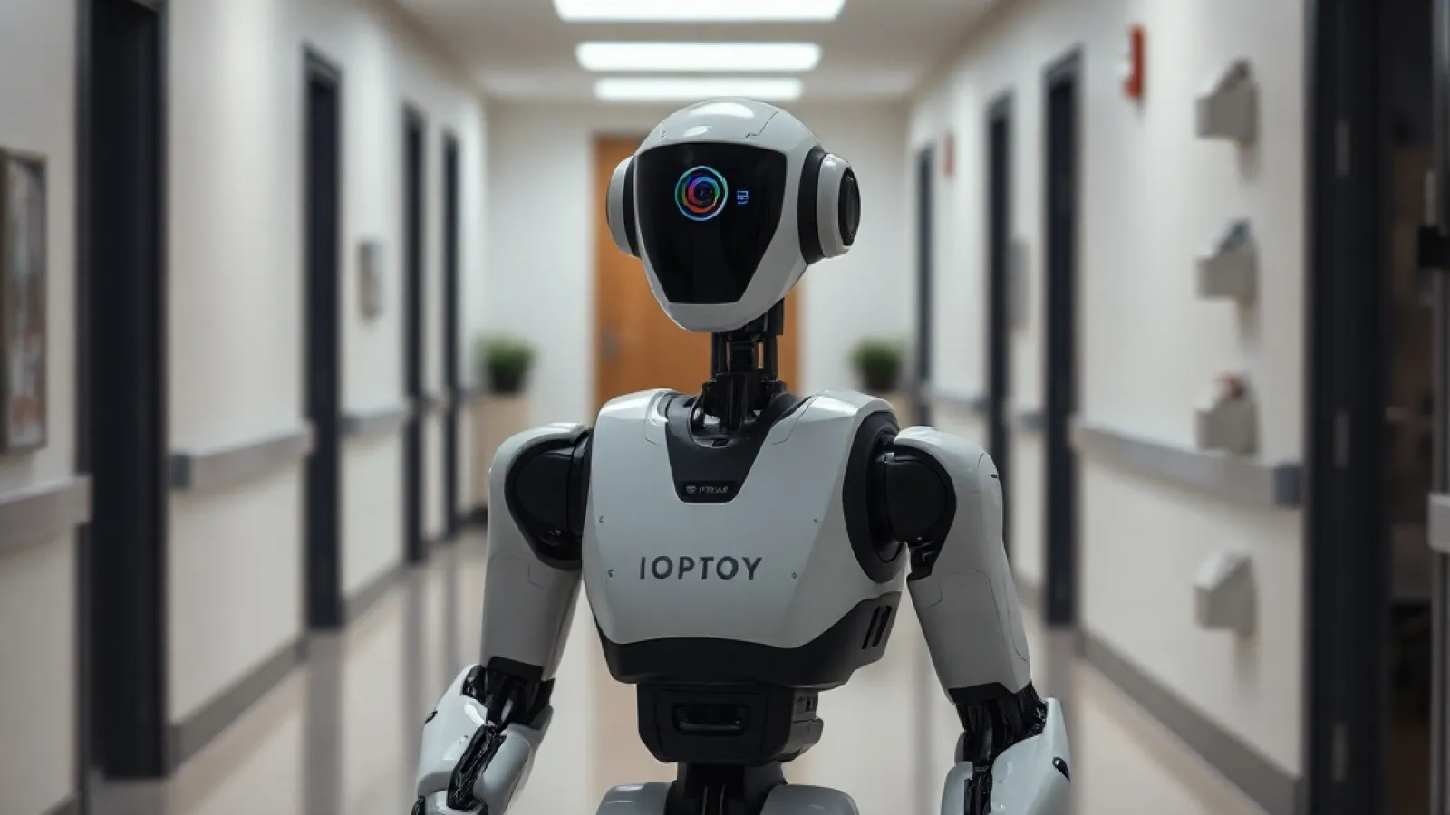 Tek kamera ile navigasyon yapan otonom robot, karmaşık bir ortamda engelleri aşarak ilerlediğini gösteren görsel.
