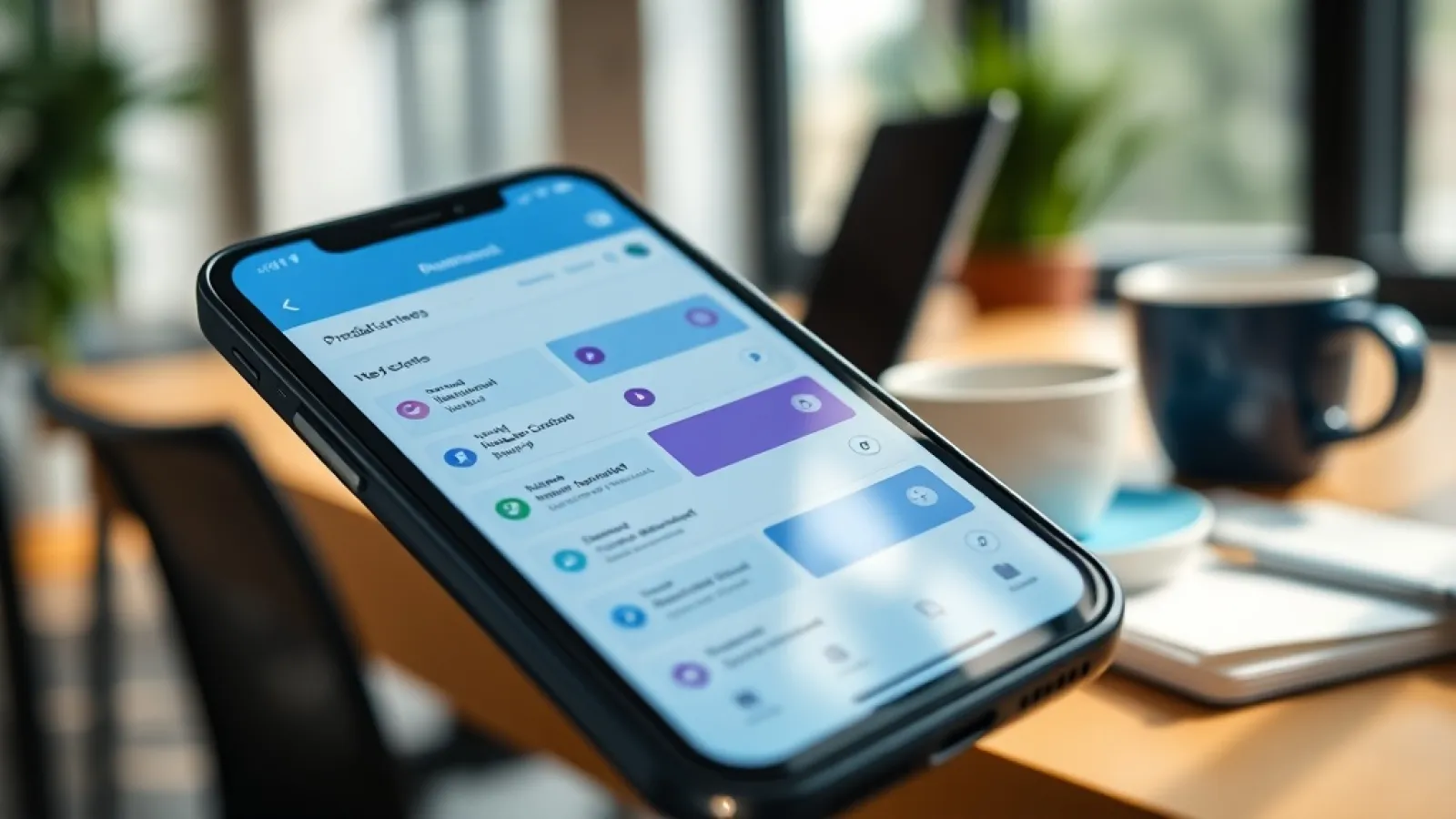 iPhone ekranında Notion Agents uygulamasının arayüzü, yapay zeka ajanlarını yönetme seçenekleriyle gösterilmektedir.
