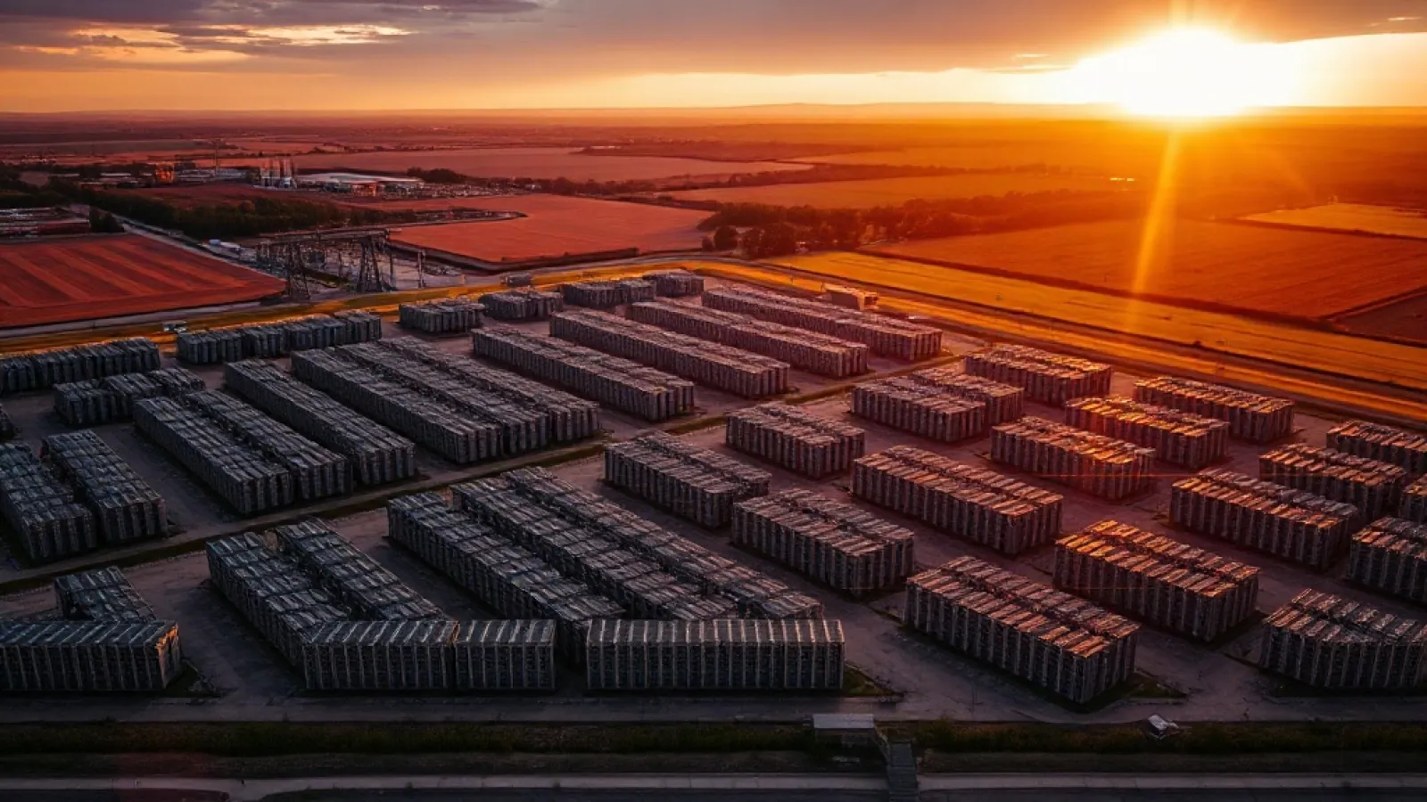 NVIDIA'nın Ohio'daki kampüsünde kurulan yapay zeka veri merkezinin modern sunucuları ve soğutma sistemleri gösterilmektedir.