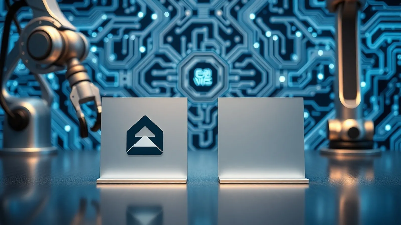 NVIDIA ve Hugging Face'in robotik yapay zeka araçlarının entegrasyonunu gösteren teknoloji işbirliği görseli.