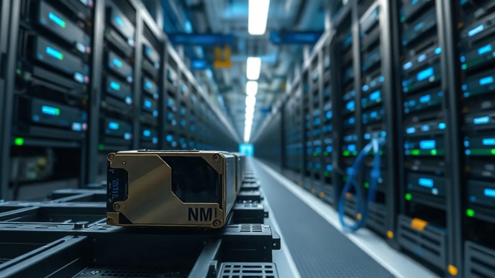 NVIDIA veri merkezlerinde yapay zeka sistemleri için yüksek kapasiteli bellek ve depolama çözümlerinin teknik gösterimini sun