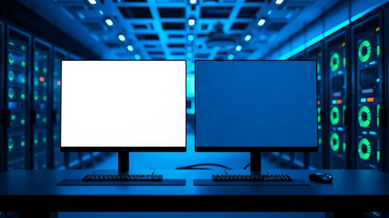 Nvidia ve OpenAI'nin ortaklığını gösteren, yüksek teknoloji ve finansal işbirliğini sembolize eden görsel.