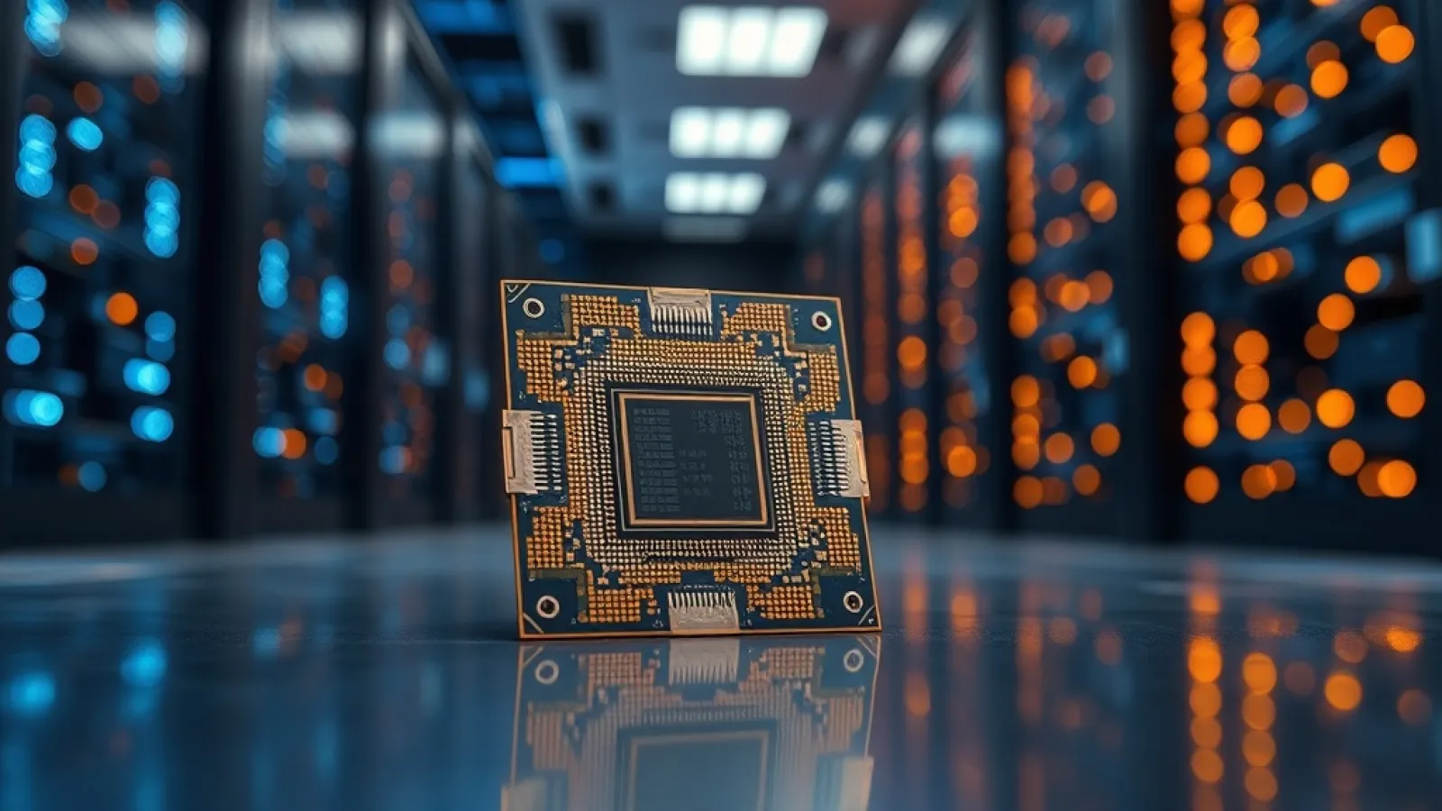 NVIDIA'nın yeni Rosa işlemcisinin teknik şemasını, Arm v9.2 mimarisi ve Rigel çekirdeklerini gösteren bilgisayar grafikleri v