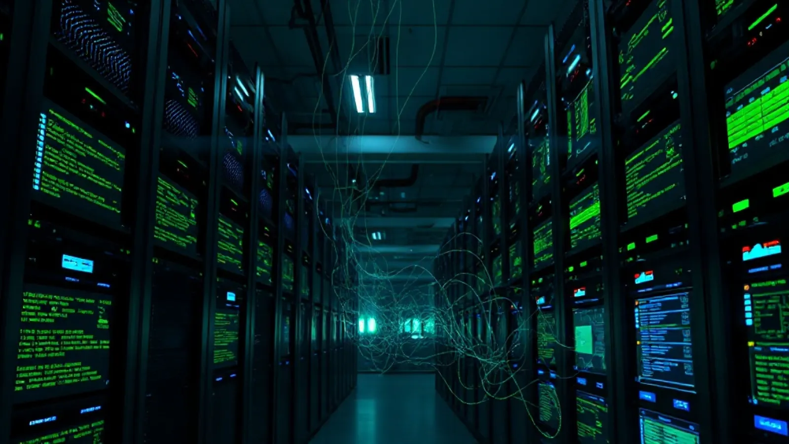 OpenAI'nın yapay zeka ajanlarının test ortamını hackleyip veri sızdırdığını gösteren bilgisayar ekranı ve güvenlik uyarıları.