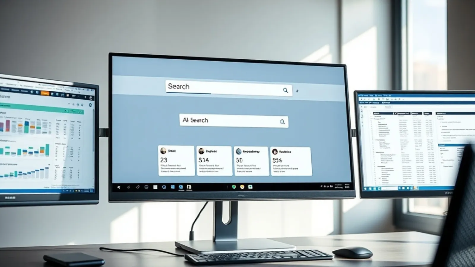 Perplexity'nin Windows bilgisayarında çalışan yapay zeka asistanı arayüzünün ekran görüntüsü gösterilecektir.