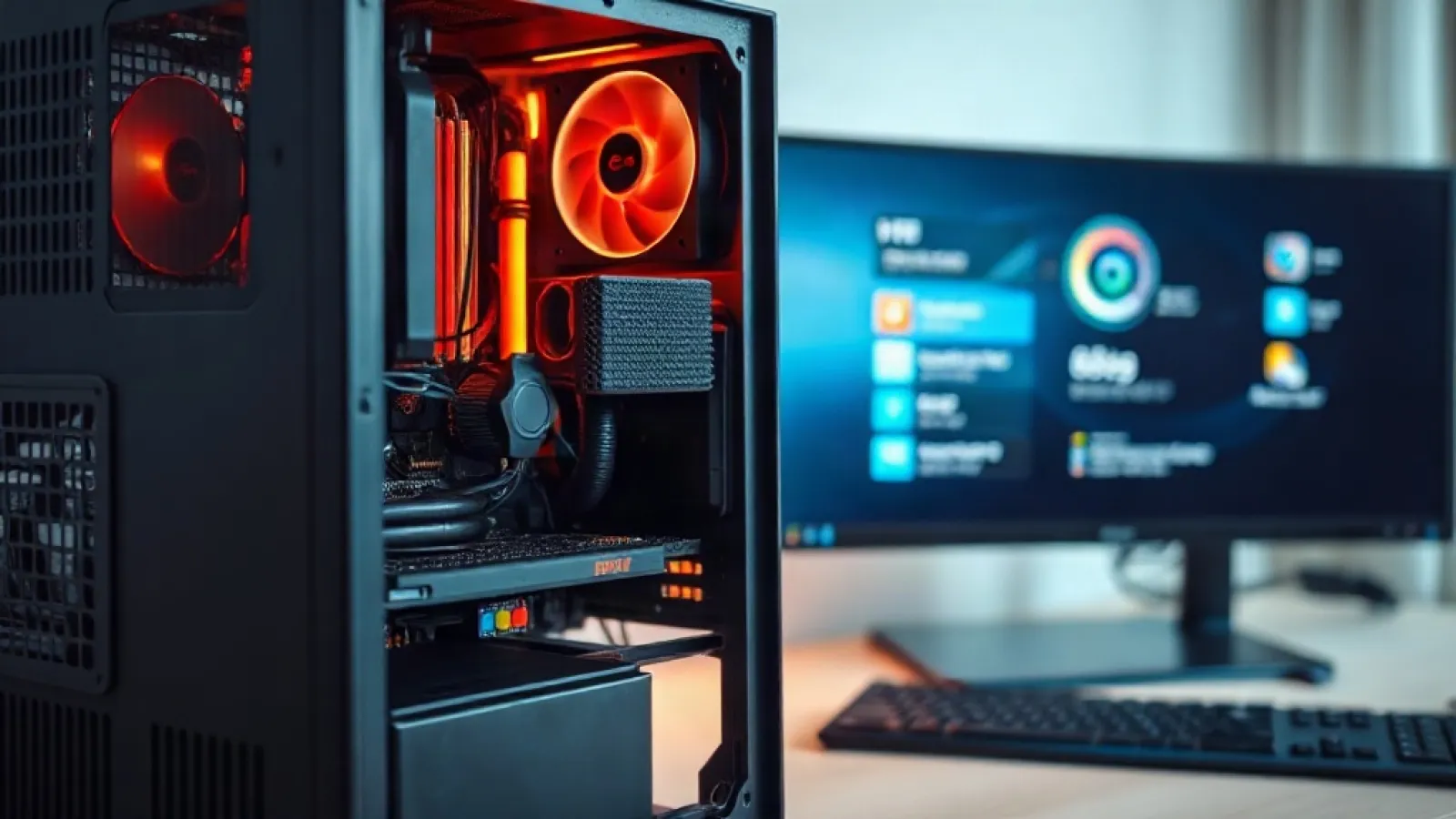 NVIDIA grafik kartı ve Perplexity logosunun yanında, Windows PC ekranında yapay zeka arayüzü gösteren teknoloji ortaklığı gör