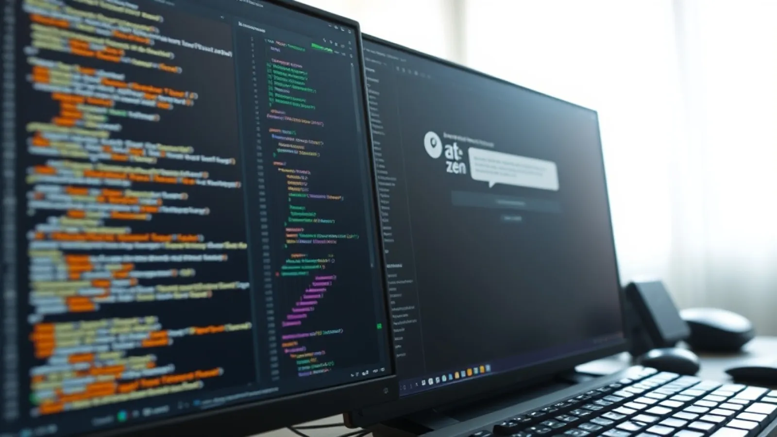 Qt Creator yazılım geliştirme arayüzünün yeni sürümünde yapay zeka ve kod editörü özelliklerinin gösterildiği ekran görüntüsü