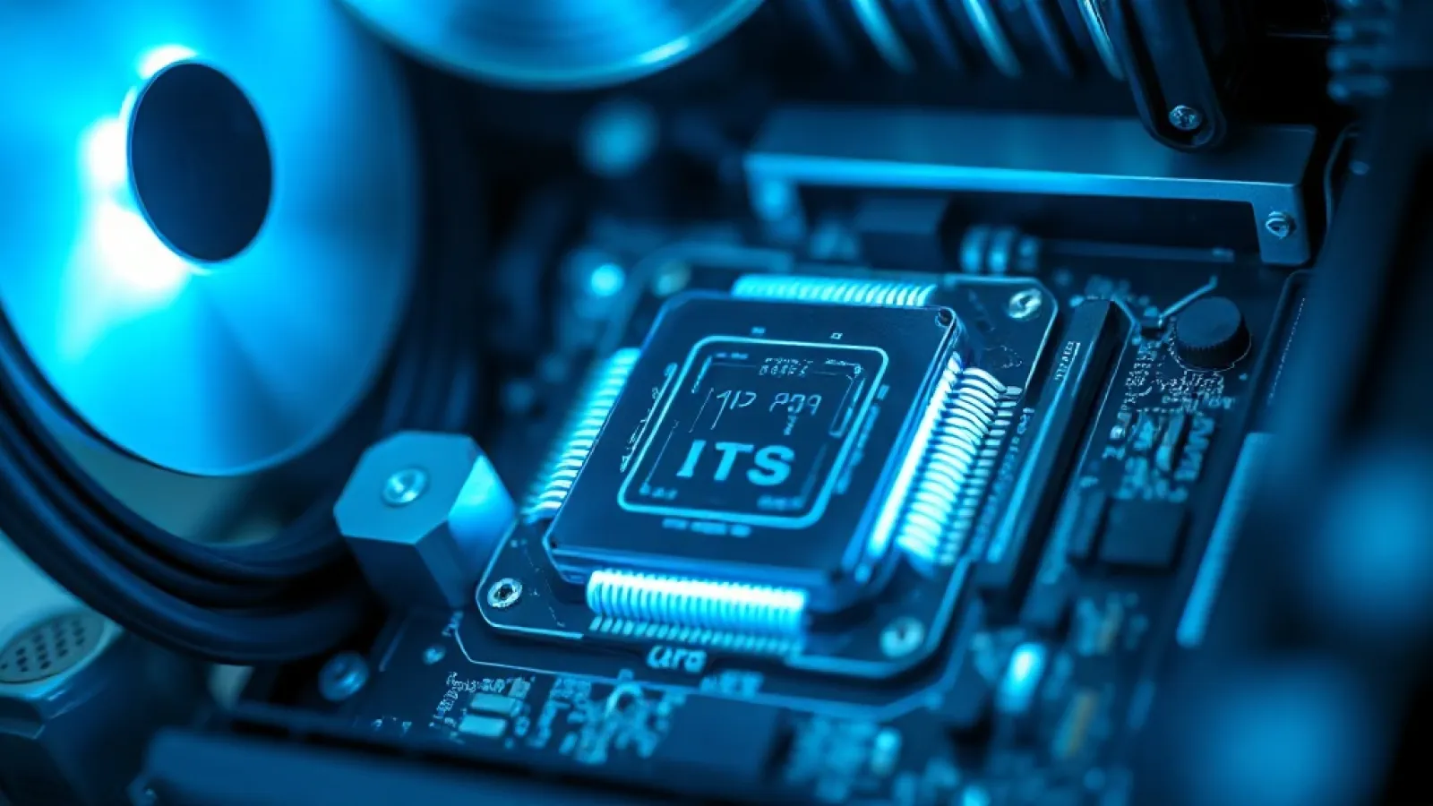 Samsung'un 4nm teknolojisiyle üretilen Gaia yapay zeka hızlandırıcı çipinin teknik şemaları ve ürün görseli.