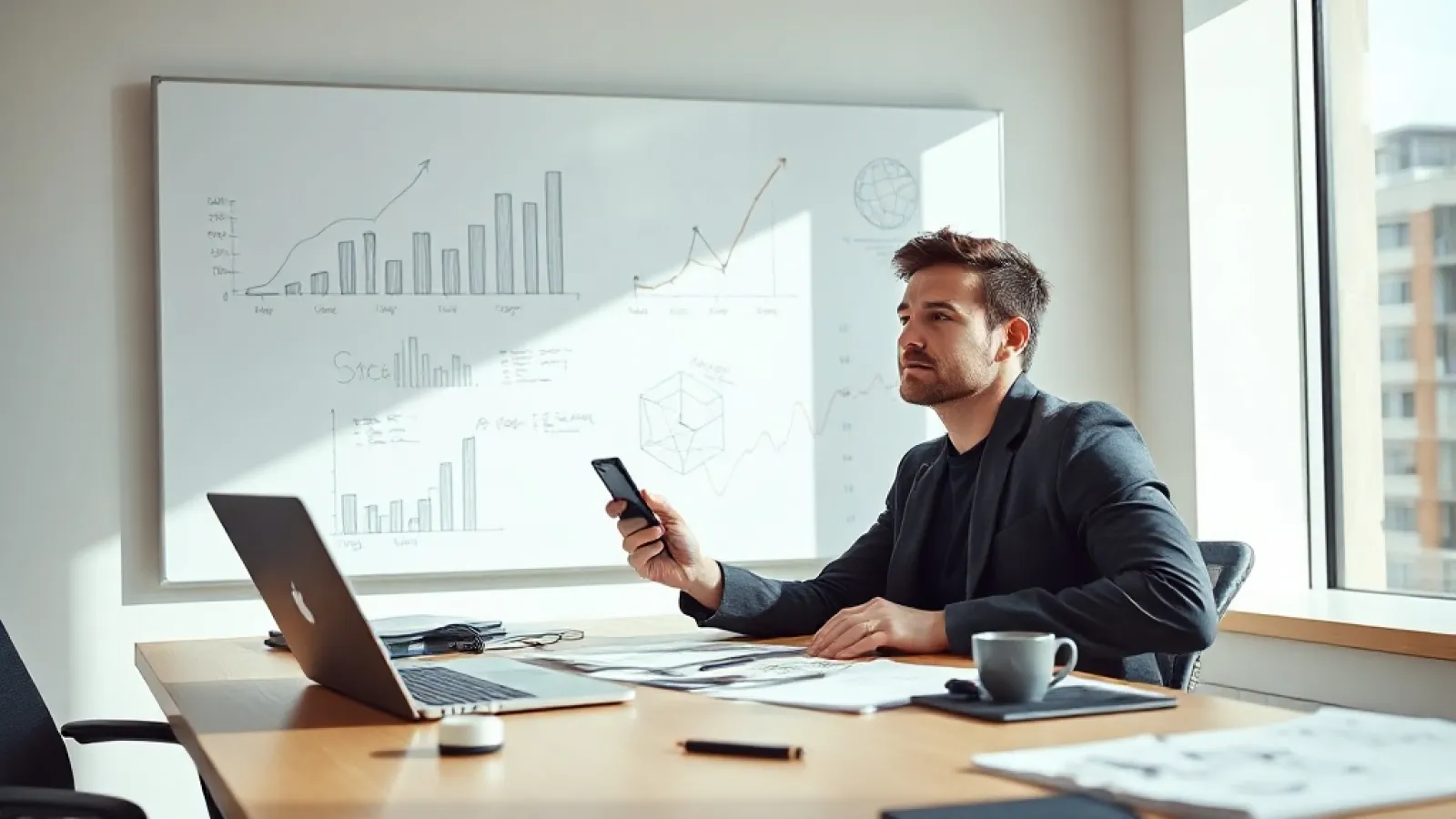 Grafik gösterileri ve finansal verilerle dolu bir infografik, ABD haritası üzerinde dağılmış startup simgeleri ve yükselen pa