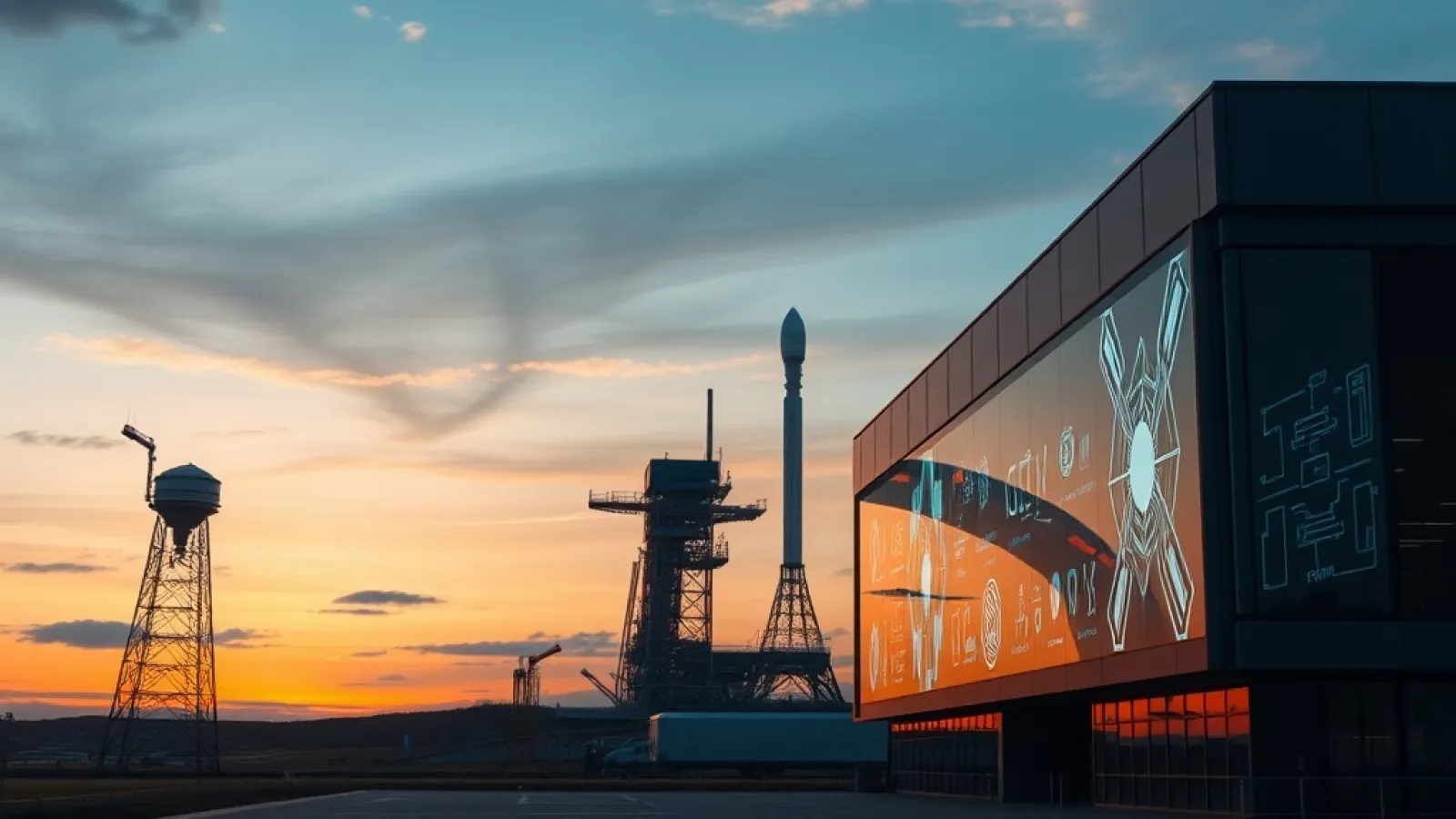 SpaceX'in yapay zeka bölümünün kurumsal kimliğini gösteren, xAI'nın SpaceXAI'ye dönüşümünü simgeleyen tasarım öğeleri içeren