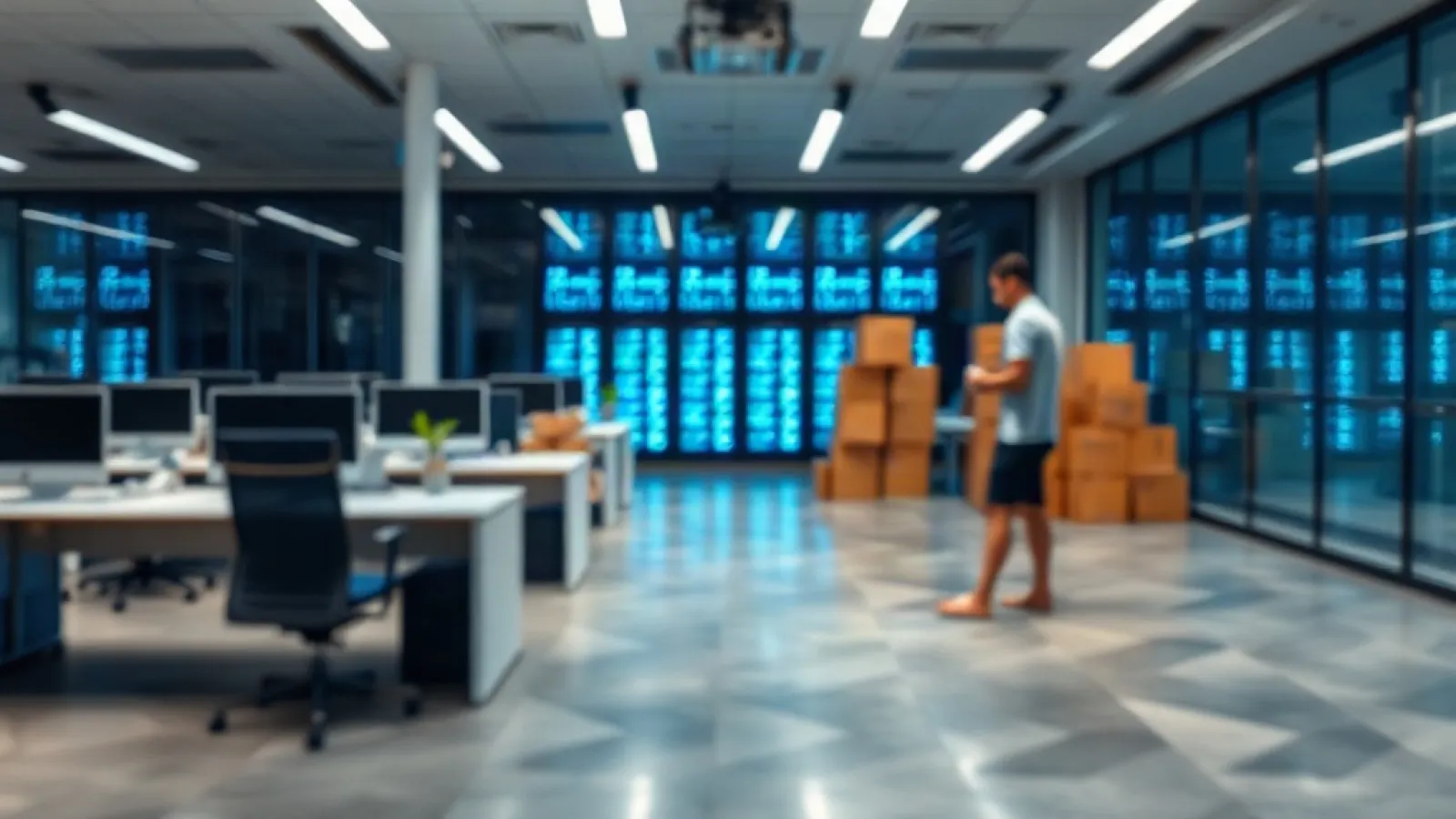 XM Cyber'ın CrowdStrike'a teknoloji satışı sonrası şirket binasından ayrılan çalışanları ve işten çıkarma sürecini gösteren g