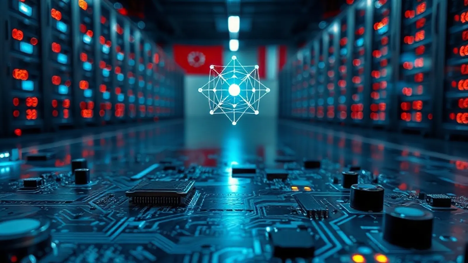 Çin'den gelen GLM-5.2 yapay zeka modelinin bilgisayar ekranında siber güvenlik testlerini başarıyla geçtiğini gösteren grafik