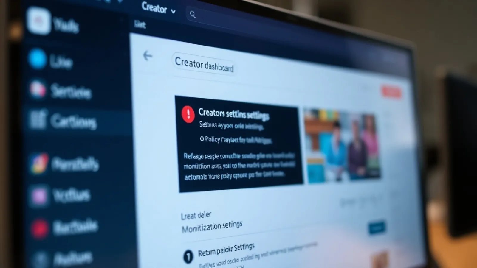 YouTube'un AI tarafından üretilen düşük kaliteli içerikleri monetize etmekten engelleyen yeni politika kurallarını gösteren p
