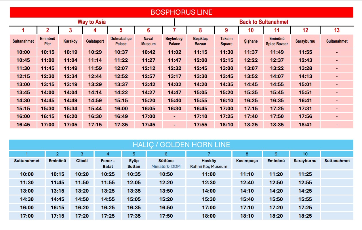 BUSFORUS Istanbul Hop-On Hop-Off Bus Tour - Bosphorus & Golden Horn Routes
