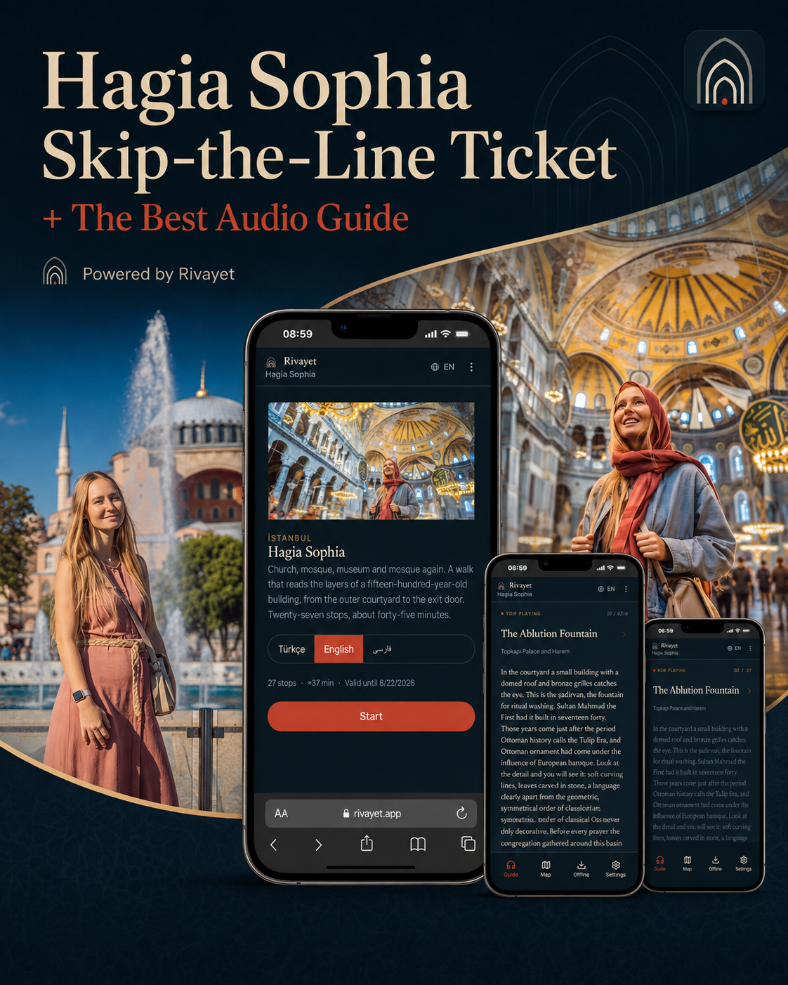 Istanbul: Hagia Sophia Entry Ticket with Audio Guide